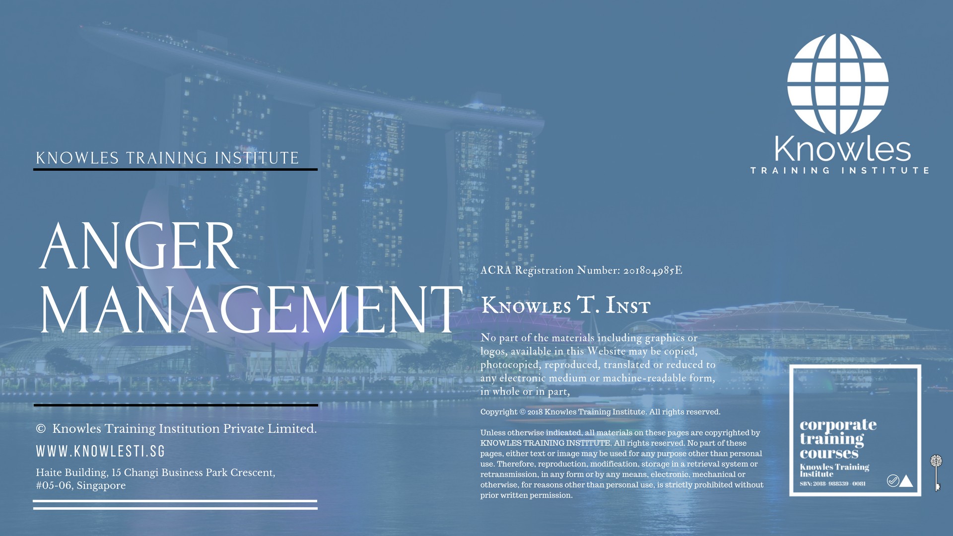 Anger Management Training Course in Germany