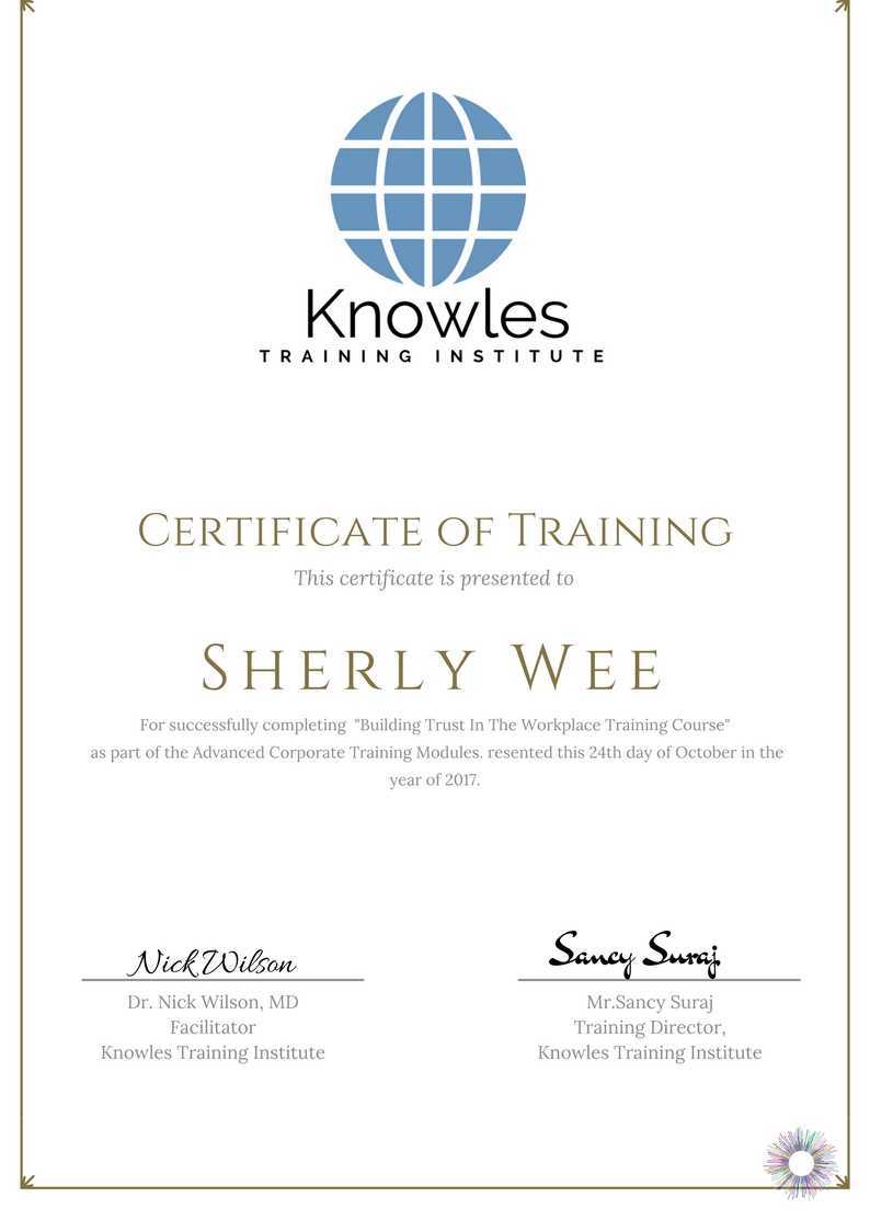 Building Trust In The Workplace Training Course in Germany Certification