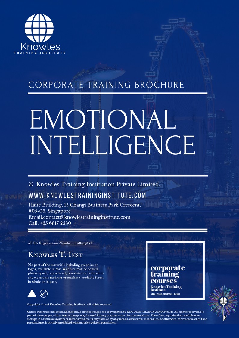 Course Brochure For Emotional Intelligence Training Course in Germany