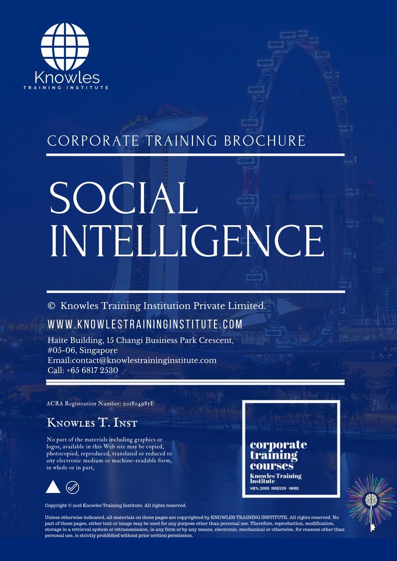 Course Brochure For Social Intelligence Training Course in Germany