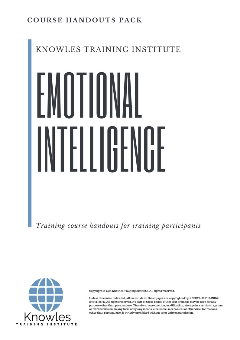 Course Handouts For Emotional Intelligence Training Course in Germany