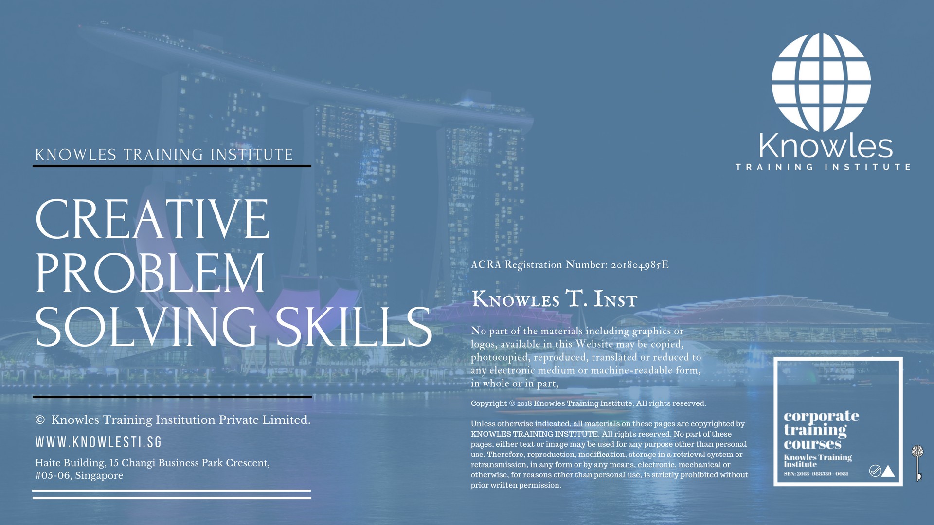 Creative Problem Solving Skills Course in Germany