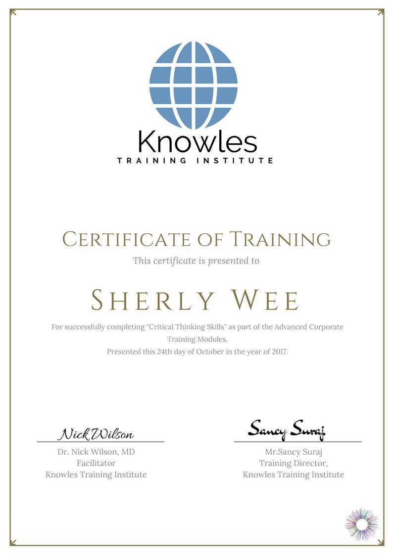 Critical Thinking Skills Training Course in Germany Certification