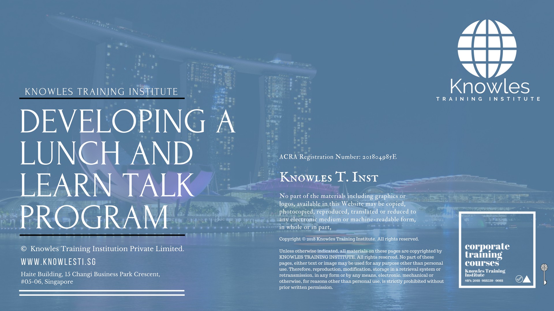 Developing A Lunch And Learn Talk Program Course in Germany