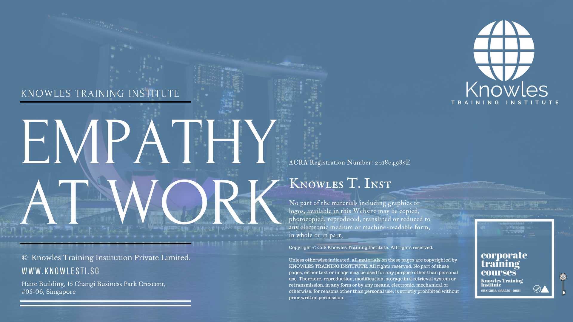Empathy At Work Training Course in Germany