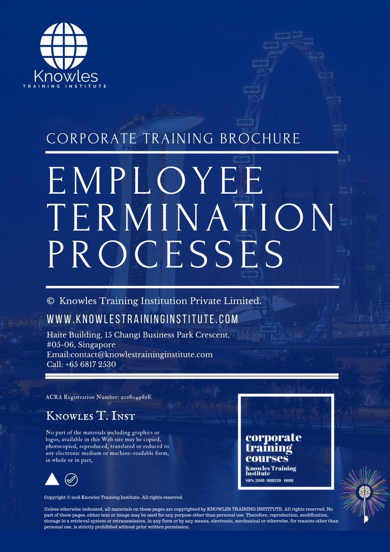 Employee Termination Processes Training Course in Germany Brochure