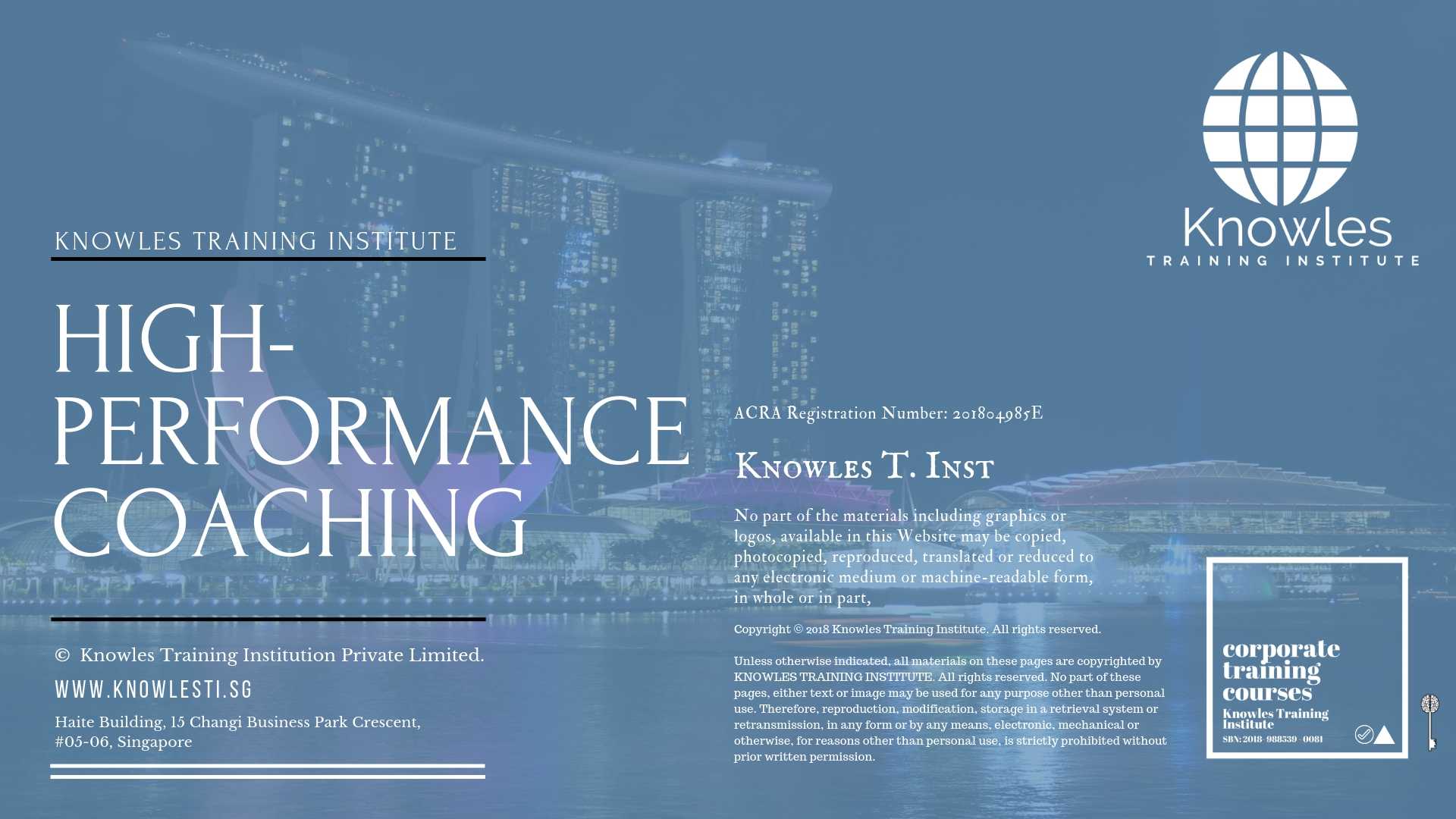 High-Performance Coaching Training Course in Germany