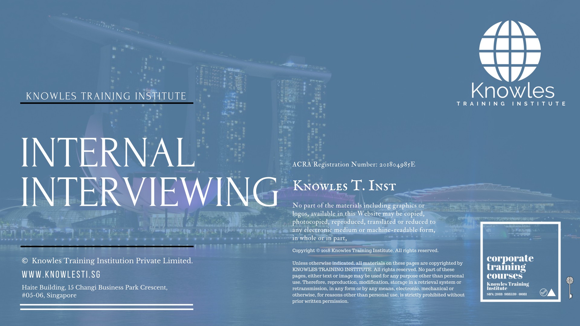 Internal Interviewing Training Course in Germany