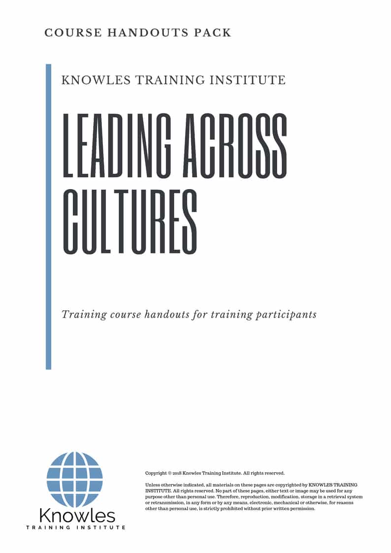 Leading Across Cultures Course in Germany Handouts