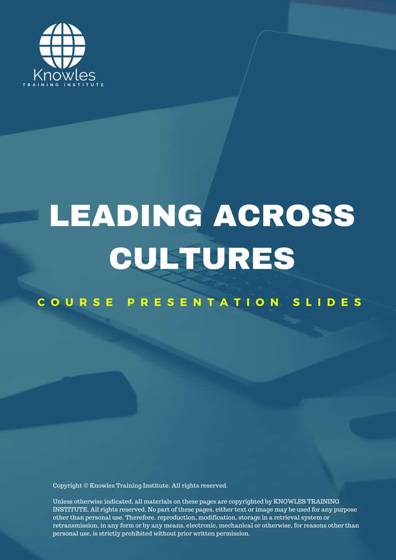 Leading Across Cultures Training Course in Germany Presentation Slides