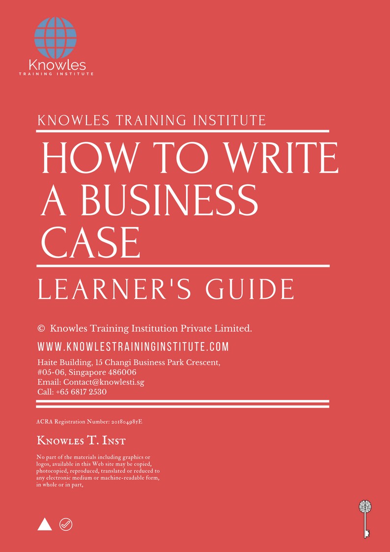 Learner’s Guide For How To Write A Business Case Course in Germany
