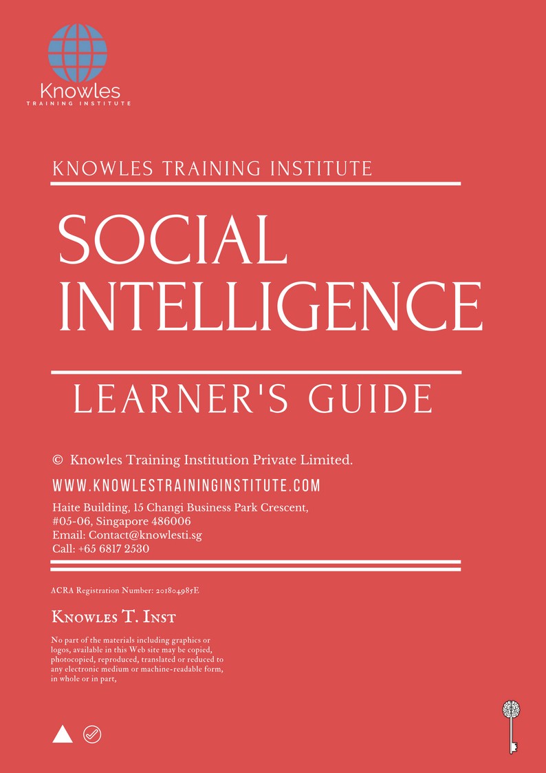 Learner’s Guide For Social Intelligence Training Course in Germany