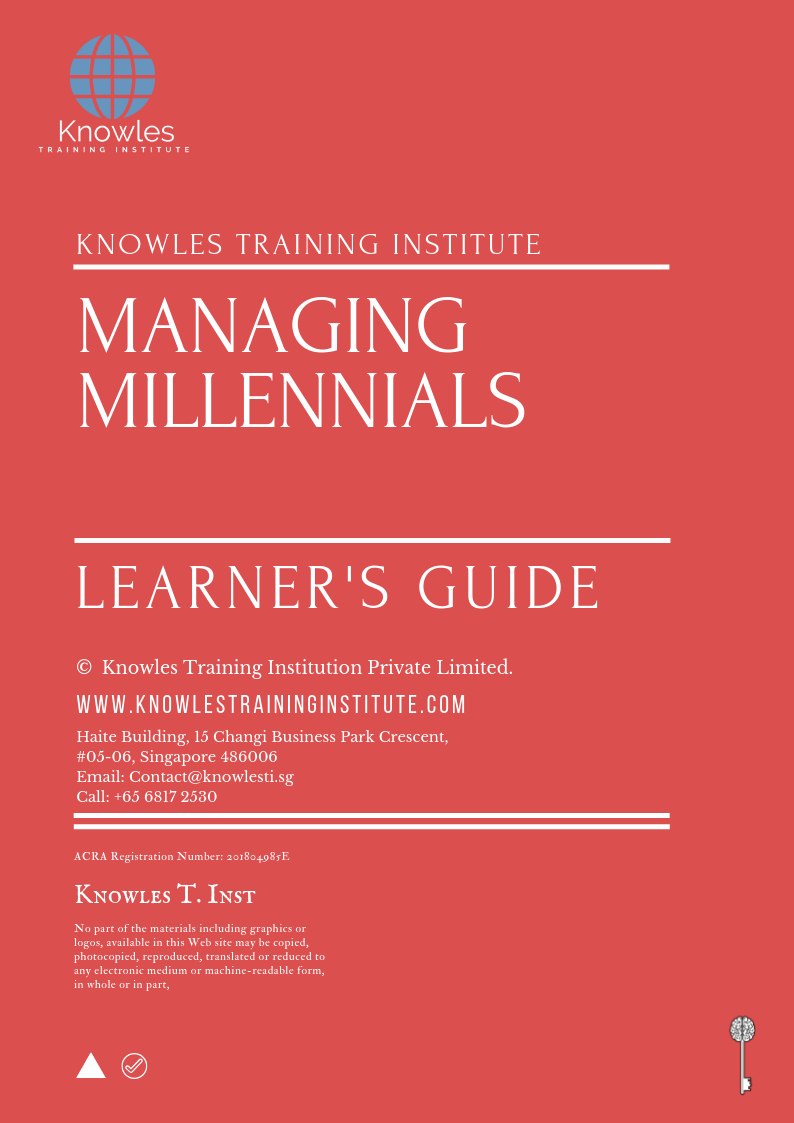 Managing Millennials Course in Germany Learner’s Guide