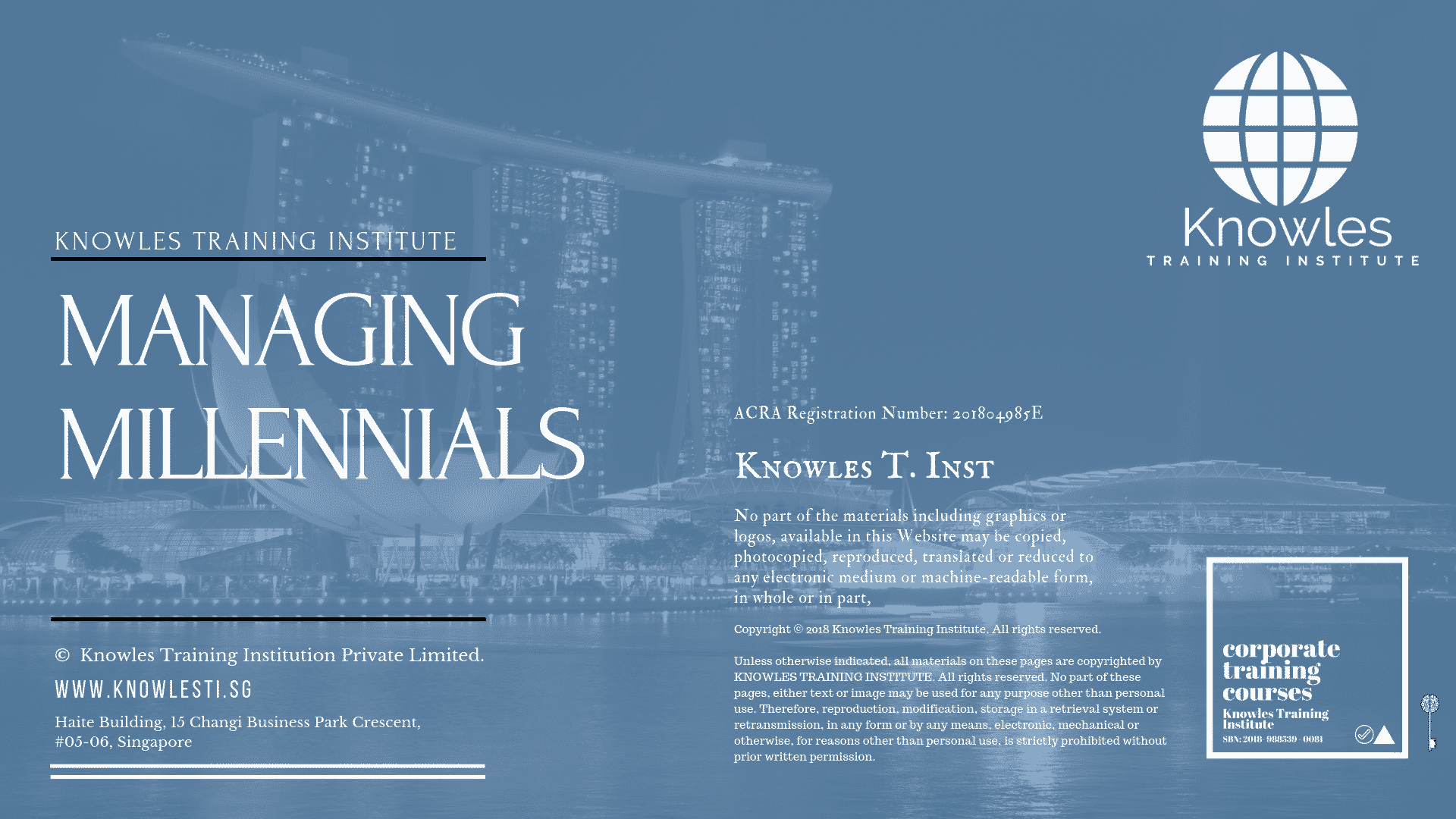 Managing Millennials Course in Germany