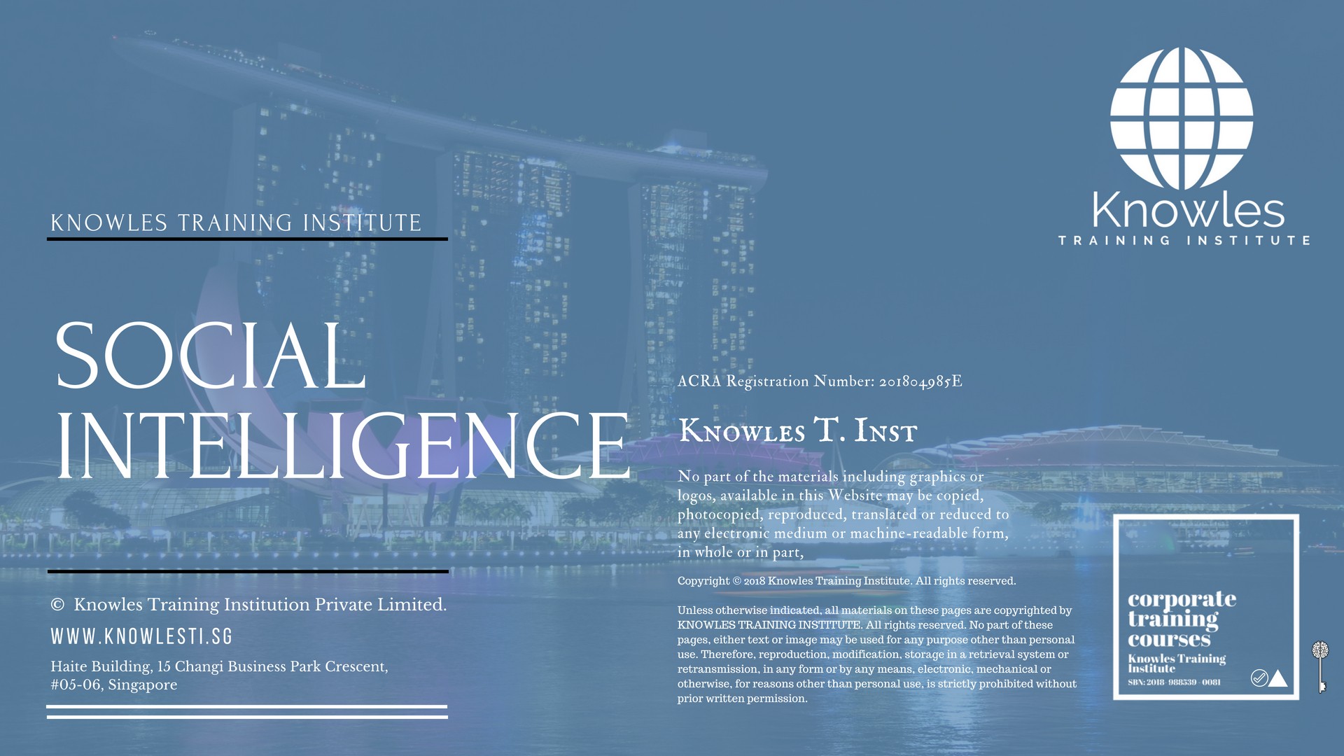 Social Intelligence Training Course in Germany