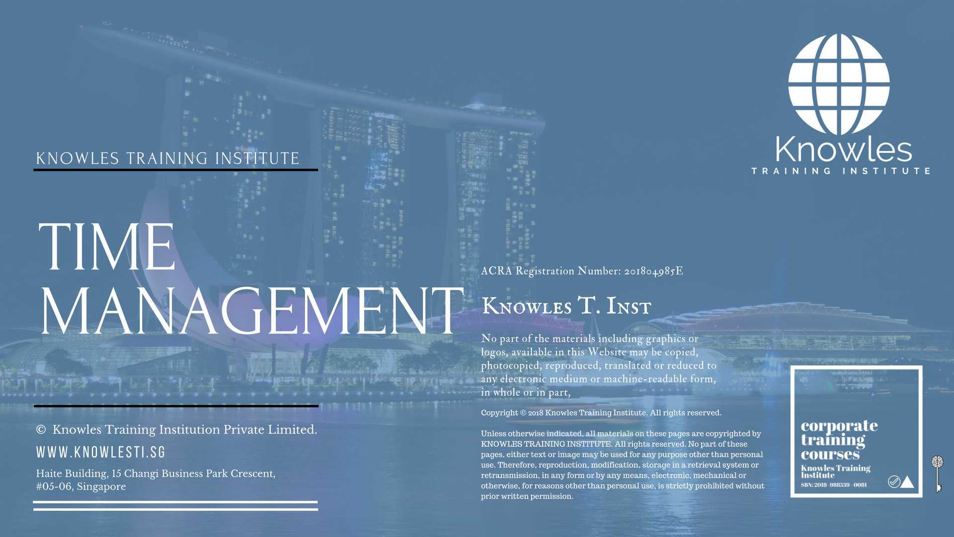 Time Management Training Course in Germany