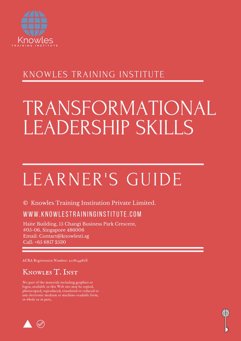 Transformational Leadership Skills Training Course in Germany Learner’s Guide
