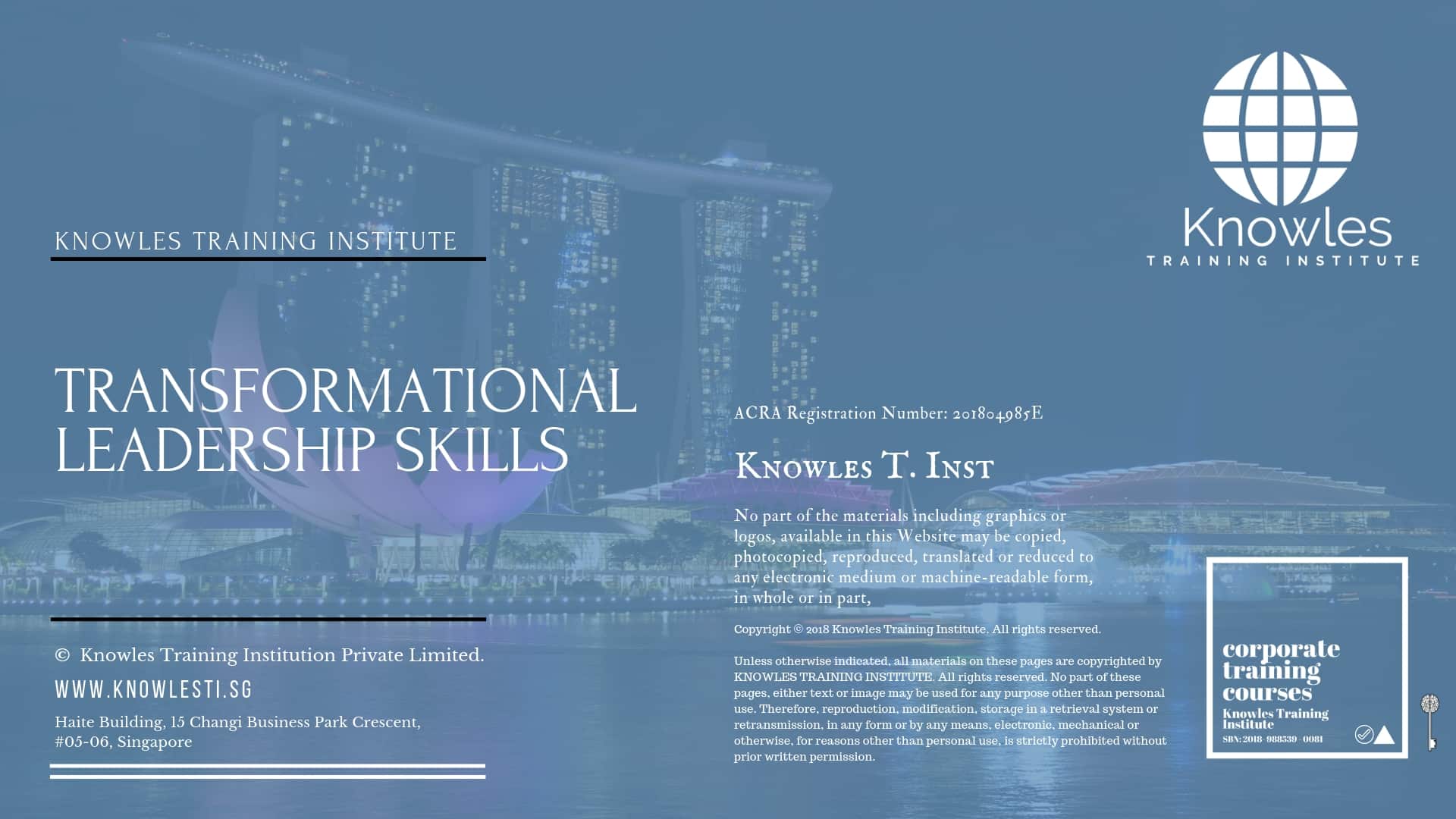 Transformational Leadership Skills Training Course in Germany